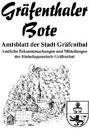 Das Bild zeigt das Stadtwappen der Einheitsgemeinde Gräfenthal